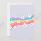 Groovyローラスケートレトロ誕生日招待状 招待状 (裏面)