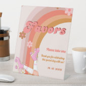 Groovyローラースケッ転がクのレトロの好意サイン 台座サイン (インサイチュ)