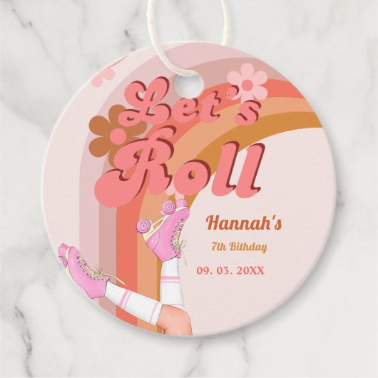 Groovyローラ転がスケート誕生日部 フェイバータグ (正面)