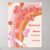 Groovyローラ転がスケート誕生日部 ポスター (正面)