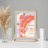 Groovyローラ転がスケート誕生日部 ポスター