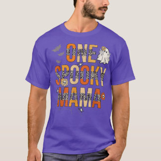 Groovyワンマ不気味マティヒョウ女性魔女ママ Tシャツ