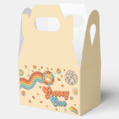 Groovyワンレトロレインボー1st誕生日パーティー フェイバーボックス (オープン)