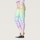 Groovy予測できなカラフル Rainbow Sprinkleモザイク レギンス (左)