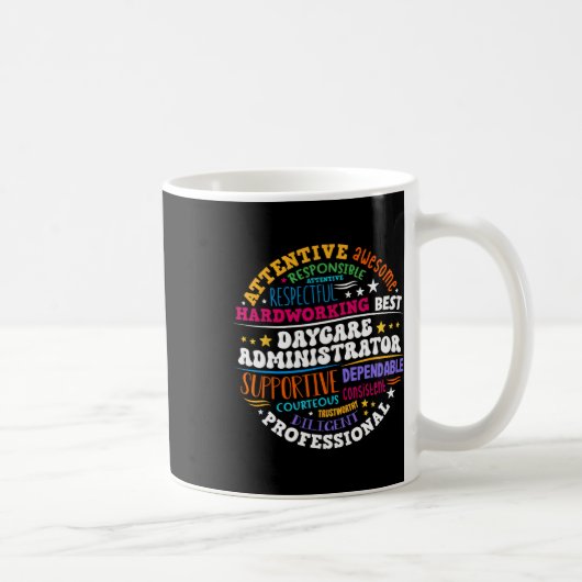 Groovy保育管理者育児プロバイダAf コーヒーマグカップ (右)
