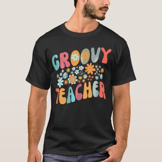 Groovy先生カラフル先生デー教えズ Tシャツ (正面)