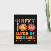 Groovy先生学生100th Day Of School Happy 1 カード (正面)