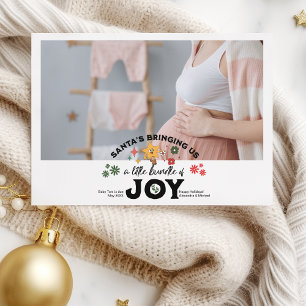 Groovy写真クリスマス妊娠の発表 シーズンカード