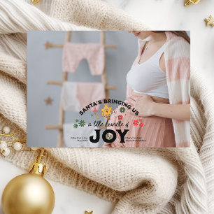 Groovy写真クリスマス妊娠の発表 シーズンカード