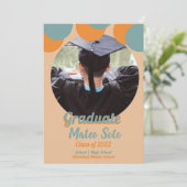 Groovy卒業ドット写真のお知らせ 招待状 (スタンド正面)