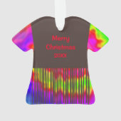 Groovy叔母ヒッピーのクリスマスオーナメント2 オーナメント (裏面)