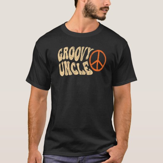 Groovy叔父70s美学ノスタルジア1970のレトロ Tシャツ (正面)