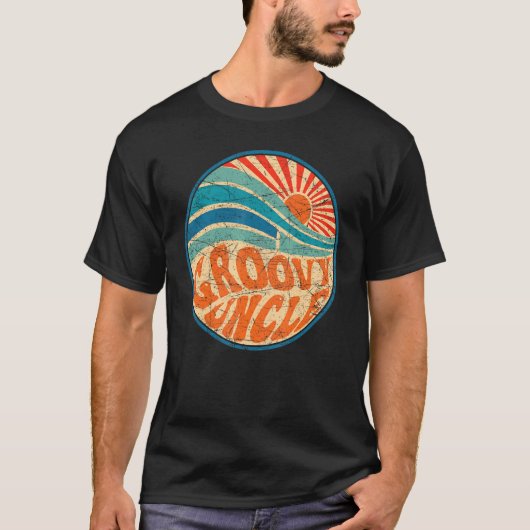 Groovy叔父70s美学ノスタルジア1970のレトロ Tシャツ (正面)
