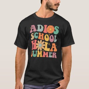 Groovy夏ビーブスコスチュームAdiosスクールHola Summ Tシャツ