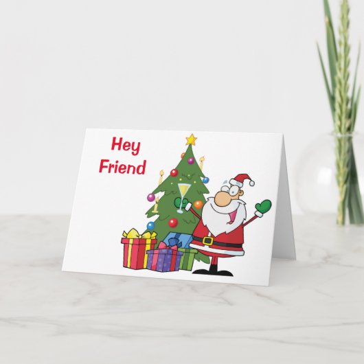 GROOVY大人の友人のクリスマス シーズンカード (正面)