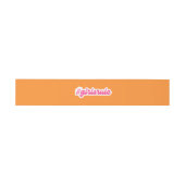 Groovy女の子パワーベビーシャワーベリーバンド 招待状ベリーバンド (フラット)