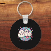 Groovy女の子レトロドゥア名Dティー80, 90's キーホルダー (正面)