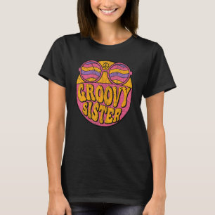 Groovy姉妹70s美学ノスタルジア1970のレトロ Tシャツ