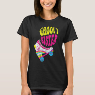 Groovy姉妹70s美学ノスタルジア1970のレトロ Tシャツ