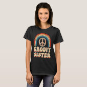 Groovy姉妹70s美学ノスタルジア1970のレトロ Tシャツ (正面フル)