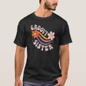 Groovy姉妹70s美学ノスタルジア1970のレトロ Tシャツ (正面)