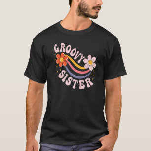 Groovy姉妹70s美学ノスタルジア1970のレトロ Tシャツ