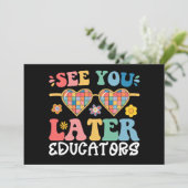 Groovy学校の最終日に後の教育者を参照 招待状 (スタンド正面)