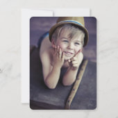 Groovy宇宙エイリアンキッズボーイバースデーパーティー招待状 招待状 (裏面)