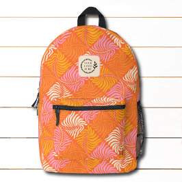 Groovy局所フローラ追加ロ企業のゴ プリントバックパック