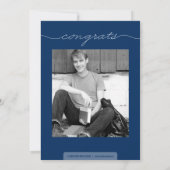 Groovy年卒業招待状 – 海軍 招待状 (裏面)