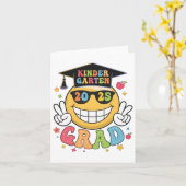 Groovy幼稚園の卒業生Happy卒業Cl O カード (黄色い花)