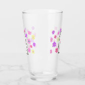 Groovy幽霊と花 タンブラーグラス (左)