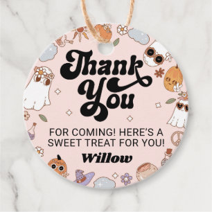 Groovy幽霊ハローウィンパーティありがとう フェイバータグ