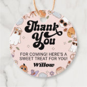 Groovy幽霊ハローウィンパーティありがとう フェイバータグ (正面)