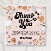 Groovy幽霊ハローウィンパーティありがとう フェイバータグ (正面)