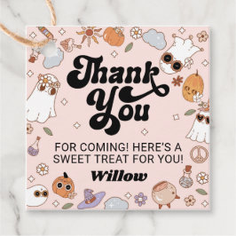 Groovy幽霊ハローウィンパーティありがとう フェイバータグ