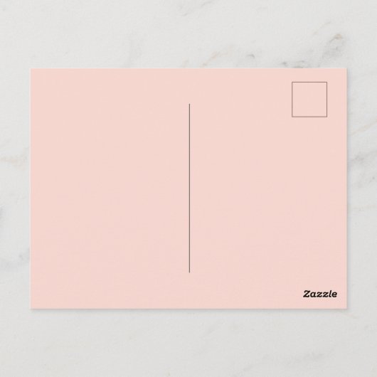 Groovy手描きレタリング日付の保存 ポストカード (裏面)