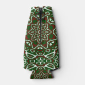 Groovy折衷的華美クリスマス曼荼羅パターン ボトルクーラー (裏面)