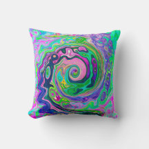 Groovy抽象芸術アクアとネイビーラバスワール