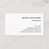 Groovy抽象芸術旋回と円クール 名刺 (裏面)