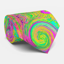 Groovy抽象芸術紫と黄色の液体スワール