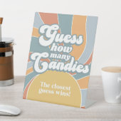 Groovy推測キャンディの数レトロシャワーゲーム 台座サイン (インサイチュ)