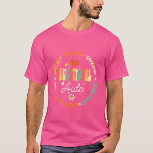 Groovy教育助手のParaprofessionalアシスタント Tシャツ (正面)