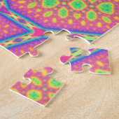 Groovy数学的トリップ（幻覚体験）のような幾何学的フラクタル・ツリー ジグソーパズル (側面)