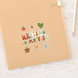 Groovy書's Is My Vibe Sticker, Writer シール