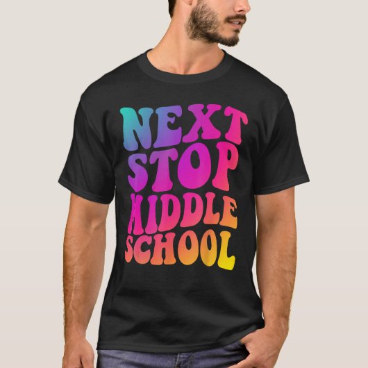 Groovy次ストップ中学小学校G Tシャツ (正面)