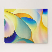 GROOVY波形パステル ジグソーパズル (横)