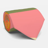 Groovy液状大理石レトロ60sヴィンテージパーティー ネクタイ (ロール)