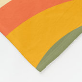 Groovy液状大理石レトロ60sヴィンテージパーティー フリースブランケット (角)