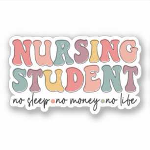 Groovy看護学生No睡眠お金なし生活 シール
